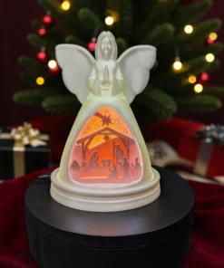 Angel Nativity Lamp
