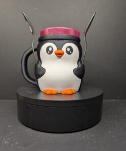 Alternative view of Penny the Penguin Pint Pal