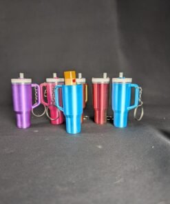 Alternative view of Stanley Tumbler lipbalm holder keychain