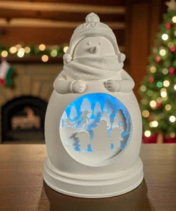 Friendly Snowman lamp